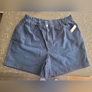 Casual Navy Jean Shorts for Women